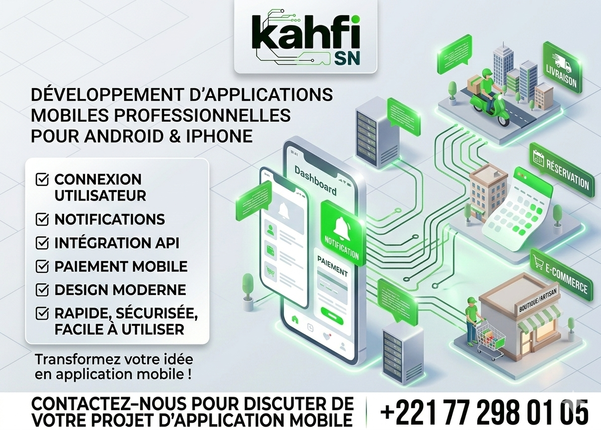 Création d’Application Mobile Android & iOS