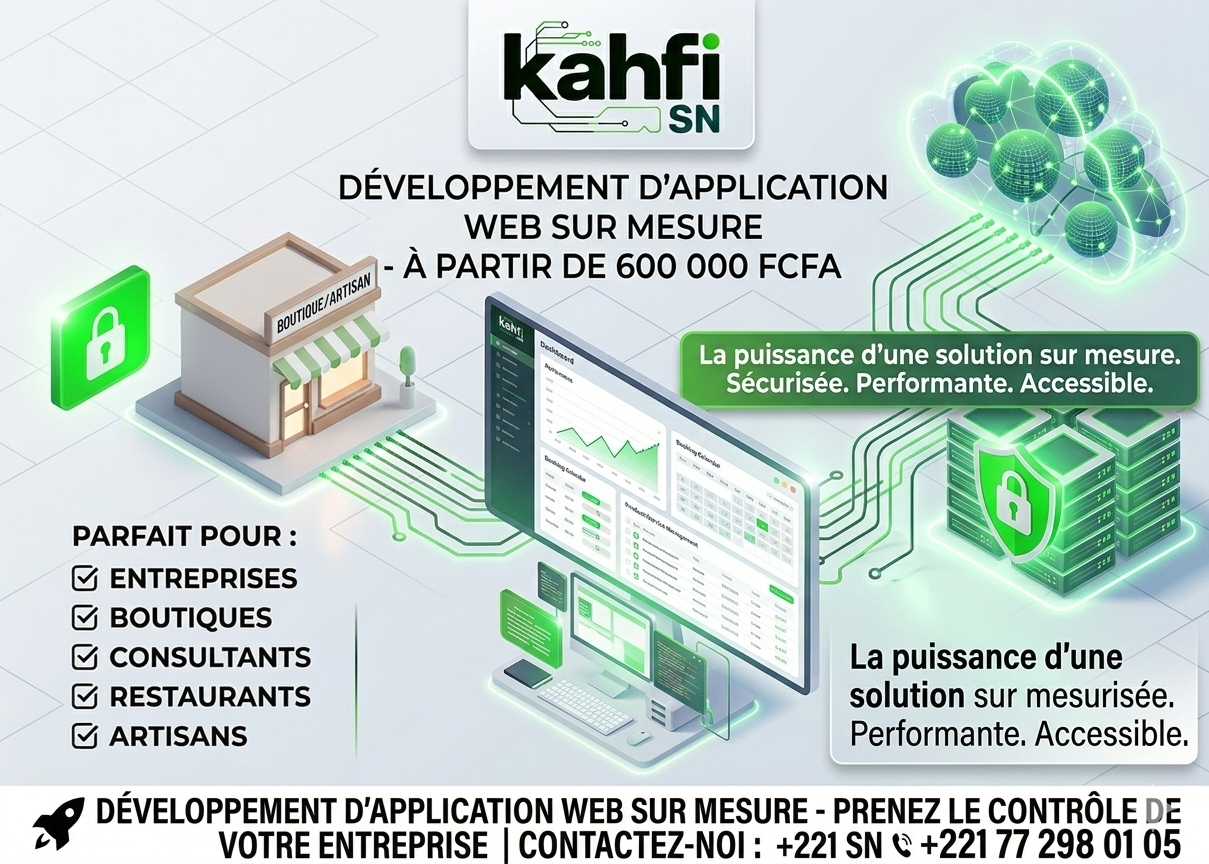 Développement d’Application Web sur mesure