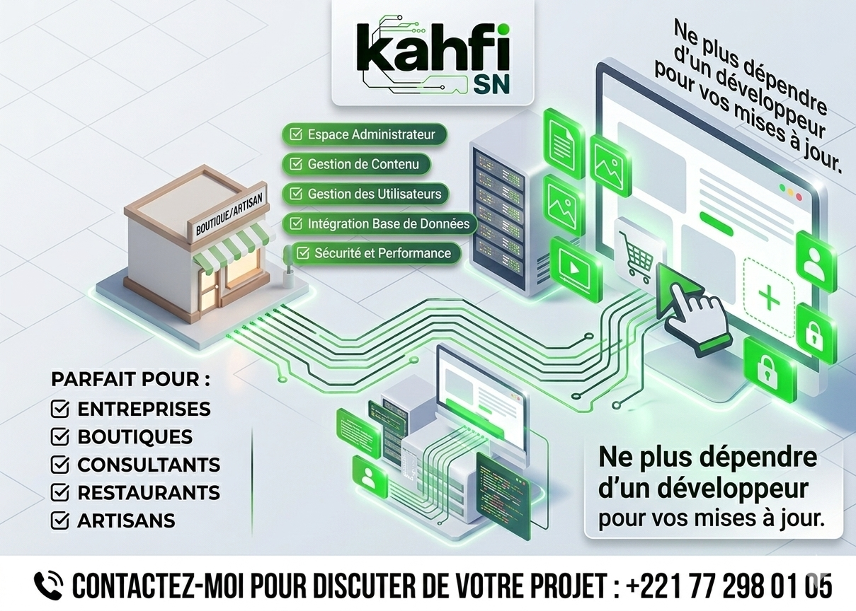 Création de Site Web Dynamique Professionnel