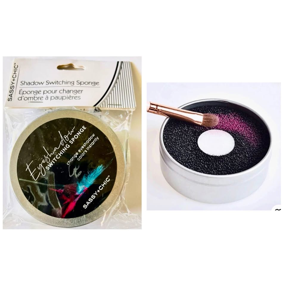 Eponge nettoyante pour pinceaux de maquillage